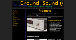 Desktop Screenshot of groundsound.com
